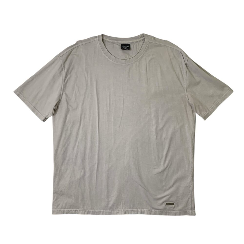 YoungLA Shirt Mens XL Doeskin Cotton Crew Neck Short Sleeve Lightweight Casual